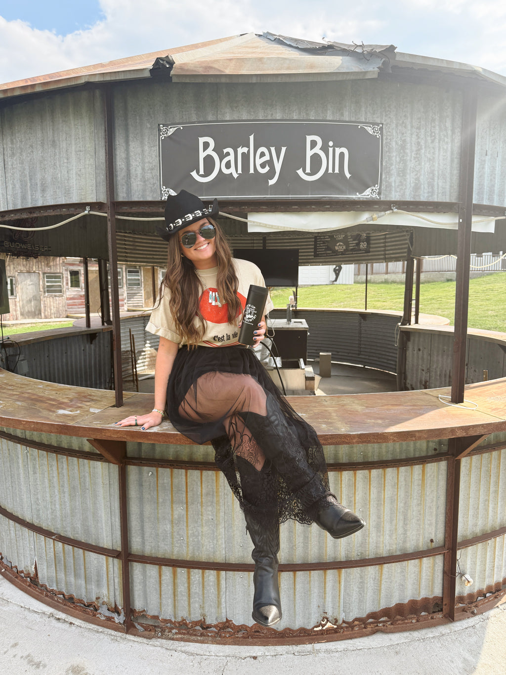 Black Lace Maxi Skirt