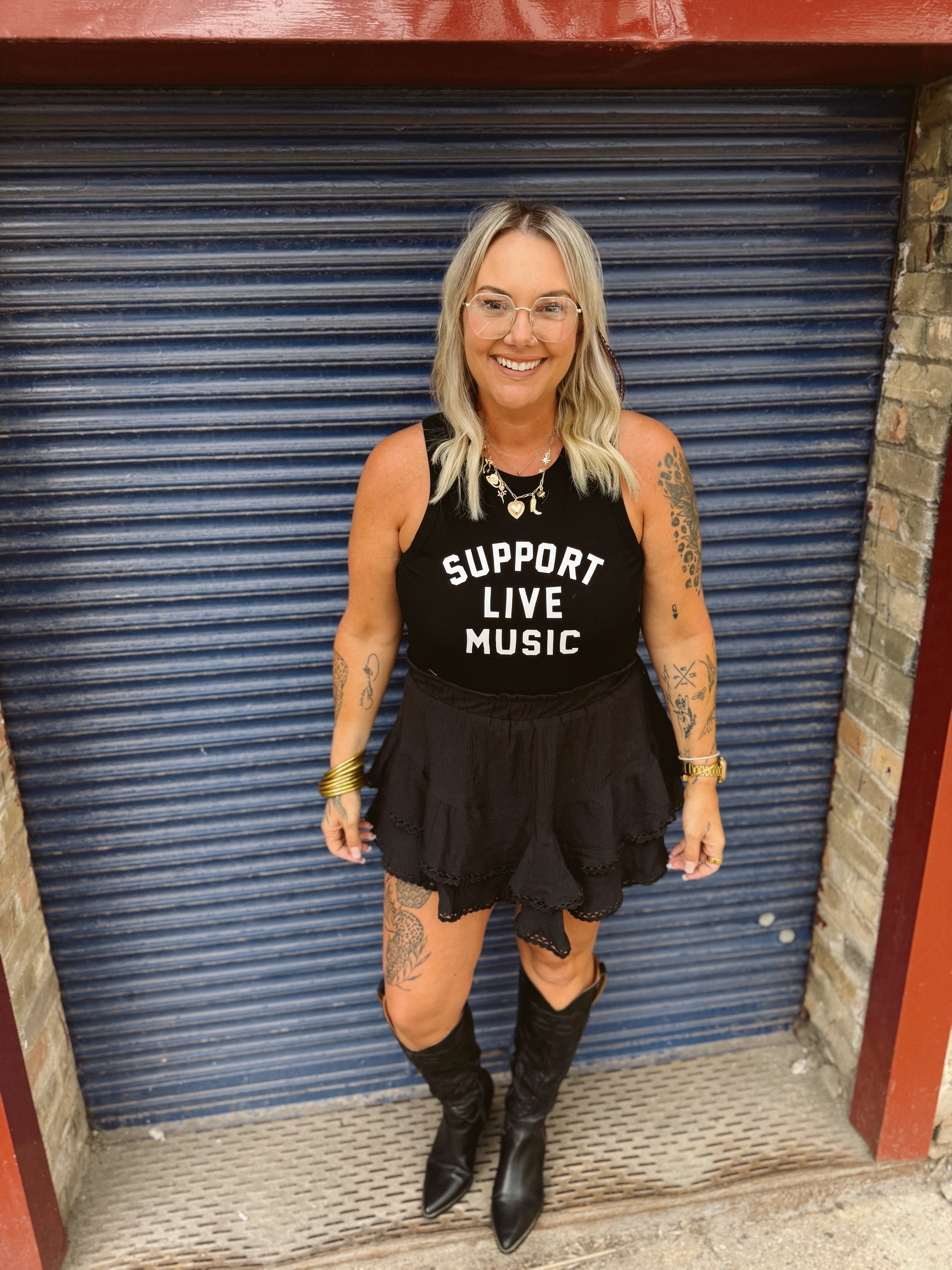 Support Live Music Tank Top